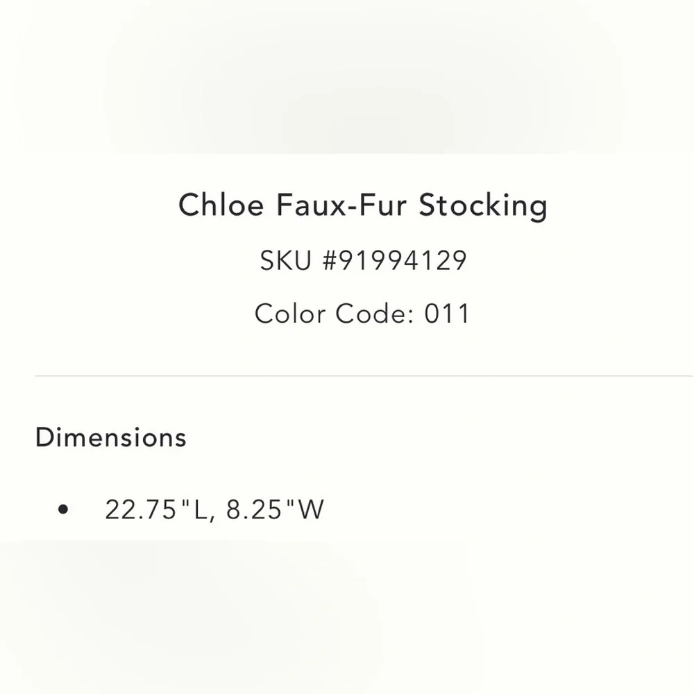 Anthropologie Chloe Faux Fur Stockings - Pair NWT